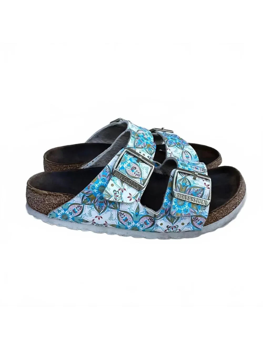 Birkenstock Birko Flor ARIZONA Boho Flowers White 38 1015280
